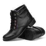 Bota Botinha Feminina Coturno Cano Curto Baixo Moda Inverno Lançamento Leve e Confortavel