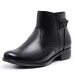 Bota Coturno Country Confort Feminina Cano Curto Bico Redondo