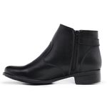 Bota Coturno Country Confort Feminina Cano Curto Bico Redondo