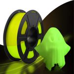Filamento PLA Brilha no Escuro 1.75mm 1Kg - Amarelo