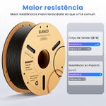 Filamento PLA+ ELEGOO 1.75mm 1kg Preto