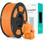 Filamento PLA Matte Sunlu 1.75mm 1kg Laranja
