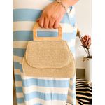 Bolsa Maldivas Palha Creme