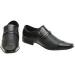 Sapato Social Liso Masculino com Fivela