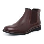 Bota Casual Masculina Chelsea Couro Marrom
