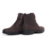 Bota Casual Masculina Couro Legítimo Marrom