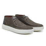 Bota Casual Masculina Nobuck Cinza