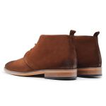 Bota Social Masculina Derby Cano Curto Sola de Couro