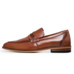 Sapato Social Masculino Loafer em Couro Legítimo Caramelo