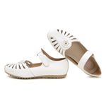 Sapato Feminino Couro Legítimo Branco