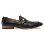 Sapato Casual Loafer Masculino Couro Preto