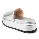 Tamanco Feminino Papete Cor Prata