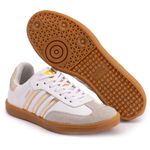 ADIDAS SAMBA WHITE E GOLD