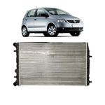 Radiador Fox 2003 á 2005 1.0 e 1.6 Polo 2003 á 2005 1.0 e 1.6 Com Ar Engate Rápido