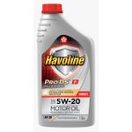 Óleo de Motor Havoline Prods Fullsysthetic 5W 20 API SN Sintético 1Lt.