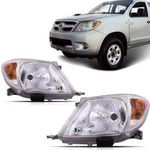 Farol Hilux Pick-Up 2005 a 2007 Pisca Ambar