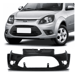 Parachoque Dianteiro Ford Ka 2012 á 2013 Preto Liso 