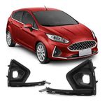 Grade Inferior New Fiesta 2019 Em Diante C/ Furo Milha Preto 