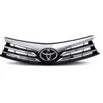 Grade Corolla 2015 á 2017 Preto C/ Friso Cromado Com Emblema 