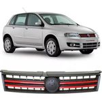 Grade Stilo 2008 em diante Cinza Com Friso Vermelho 