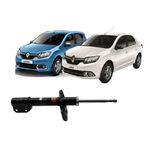 Amortecedor de Suspensão Logan e Sandero 2015 Em Diante 1.0 Exceto Stepway Dianteiro Peça 