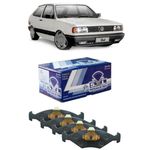Pastilha de Freio Gol, Voyage, Parati e Saveiro 1987 a 1994 1.0, 1.6 e 1.8 Dianteiro Jogo 