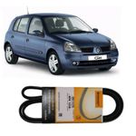 Correia Poly V Clio 1.0 16v Até 2013, Sandero E Logan 1.0 16v 2007 em Diante
