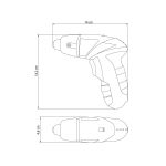 Parafusadeira 3.6v Com 21 Peças Bateria Embutida - Tramontina