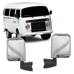 Retrovisor Kombi 1998 Em Diante Cromado 