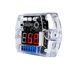 Farol Auxiliar LED Strobo C/ Voltímetro MP V4 RGB Jogo C/ 4 Peças