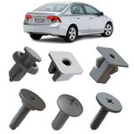 Kit de Fixação do Parachoque Honda CIvic 2007 á 2011 Traseiro C/ 14 Peças