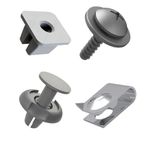 Kit de Fixação do Para Barro Honda FIt 2004 á 2008 Dianteiro C/ 17 Peças 