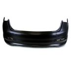 Parachoque Traseiro HB-20 Sedan 2016 á 2019 Preto Liso S/ Furo do Sensor 