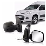 Retrovisor Fiorino 2014 Em Diante C/ Controle Manual 