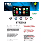 Multimídia H-Tech HT9223CA 9" Slin 2G RAM/ USB/ SD Card/ Auxiliar/ Bluetooth/ Android 12 
