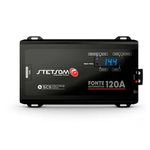 Fonte de Alimentação Digital Bivolt 120A AMP Infinity Black 