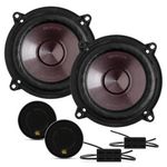 Kit Falante 2 Vias Bravox 5" + 2 Tweeter + 2 Crossover 120W RMS Par CS50P