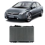 Radiador Honda Civic 2007 á 2011 1.8 16V Automático e Manual 
