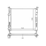 Radiador Palio , Weekend , Siena e Strada 2001 Em Diante 1.0 , 1.3 1.4 Idea 2006 Em Diante Com ou Sem Ar Motor Fire 