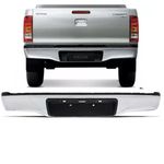 Parachoque Traseiro Hilux Pick-UP 2005 á 2015 Cromado Completo 