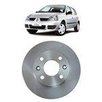 Disco De Freio Dianteiro Clio, Sandero e Logan 2008 Em Diante 1.6 8 e 16V Ventilado Par 