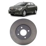Disco De Freio Dianteiro Cobalt Com ABS Spin e Sonic 2012 Em Diante 1.4 e 1.8 Ventilado Par