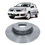 Disco De Freio Dianteiro Clio 2008 Em Diante 1.0 Logan e Sandero 2007 á 2013 Sólido Par