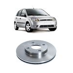 Disco De Freio Dianteiro Fiesta e Ecosport 2003 Em Diante 1.6 Focus Até 2009 1.6, 1.8 e 2.0 Par