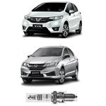 Vela de Ignição Honda Fit e City 2015 Em Diante 1.5 16V Flex Jogo 