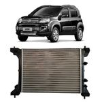 Radiador Uno 2016 Em Diante Mobi 1.0 Com e Sem Ar 3 Cilindros Modelo Denso 