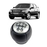 Manopla De Câmbio Astra, Celta e Prisma Até 2012 Meriva, Vectra e Zafira Cinza 