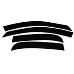 Jogo de Calha de Chuva Peugeot 206 e 207 4 Portas 