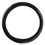 Capa de Volante Universal Premium Metal Ring C/ 1 Friso Cromado