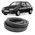 Borracha Guarnição da Janela Lateral Fiesta 1996 a 2002 Fixa Peça 